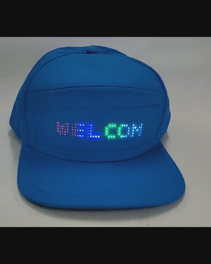 Dance Miracle  Cyberpunk Luminous Cap ( Customizable Text And Image Available)